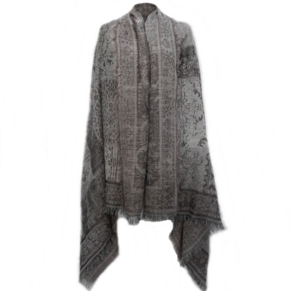 Accessories - Jacquard Scarf/Wrap- Oversize